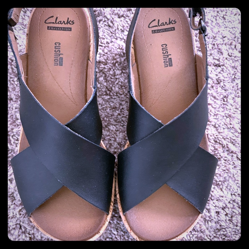 Brand new Clark’s wedges - 6 1/2